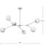 Lustre linéaire spoutnik moderne à 6 lumières Haas-428930095