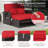 Armonee 67'' Wide Straight Wicker Loveseat with Cushions-601424048