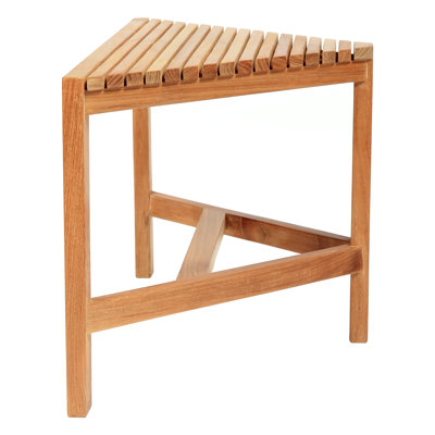 Banc de douche en teck de 31,5 po Hieu