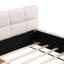 Lit tapissier en chenille, grand