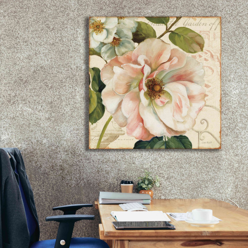 «Les Jardins II» par Lisa Audit, art mural sur toile, H 37 po x l 37 po x P 1,5 po