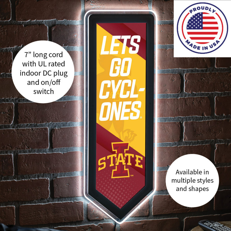Enseigne murale NCAA Team Pennant, Iowa State University