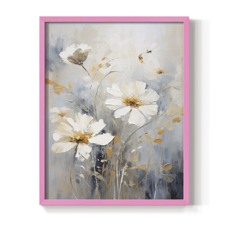 Reproduction encadrée FLORAL Series CCCCI - bois massif, H 11 po x l 9 po