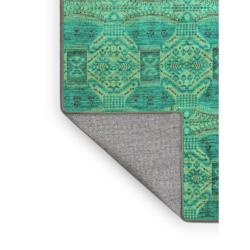 Washable Oriental Indoor Rug, Rectangle 4' x 6'