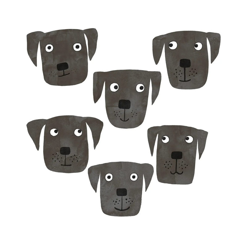 Black Labrador Retriever Dog By Nic Squirrell - Wrapped Canvas Painting by Nic Squirrell - Wrapped Canvas Painting