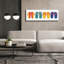  «Sea Sand Sun VIII» par Courtney Prahl, art mural sur toile, 60 po x 20 po