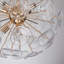 Dandelion 8-Light Sphere Globe Sputnik Pendant with Glass Sheet