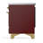 Majestic III Series 40 Inch Induction Range with 6 Induction Elements in Burgundy (Brass Trim)-124828936-124828929
