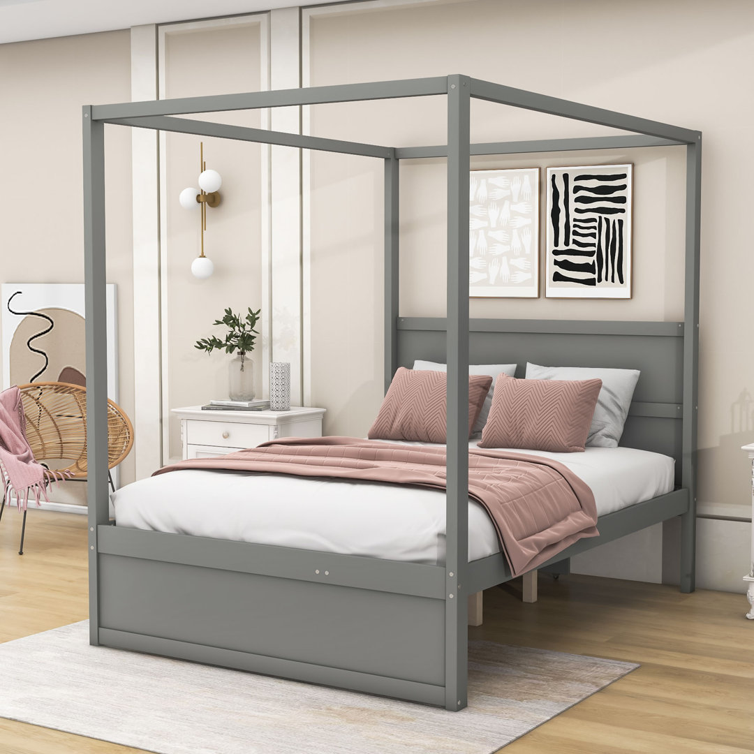 Hochstetler European Double (140 X 200cm) Storage Bed