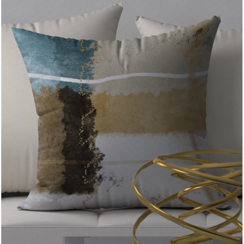 Reversible Throw Pillow, 24" x 24"