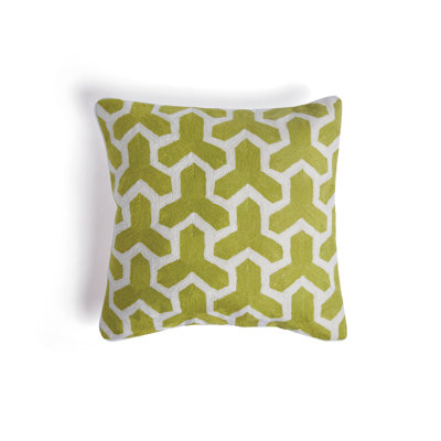 Adella Geometric Cotton Throw Pillow