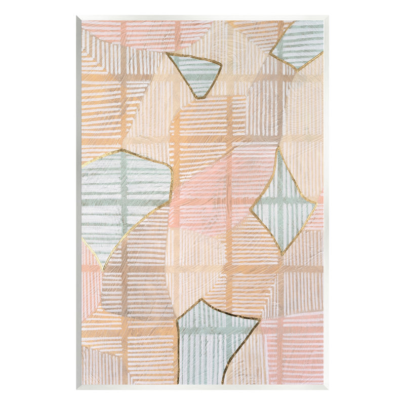 Art mural en forme de pastel par Vanna Lam, H 15 po x l 10 po