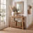 41.3'' Light Brown Console Table with Shelf