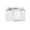 Summit Appliance All-In-One Combo Kitchens 5.1 Cubic Feet Freestanding Mini Fridge with Freezer