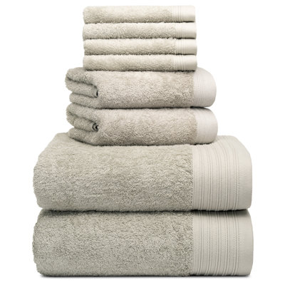 Doncia 8-Piece Cotton Towel Set