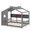 Lit sur pied avec tablette de rangement-603207050