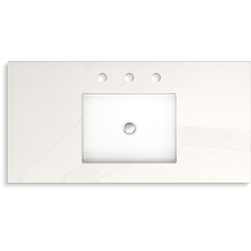 Helst 36-In Bathroom Vanity Set, Mohair Gray
