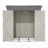 Small Mini Outdoor Storage Sheds Pent Roof Green With Aluminum Alloy Frame And Sliding Door-113767446-113767448