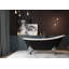 69" x 28" Clawfoot Soaking Fibreglass Bathtub-88987148-88987149