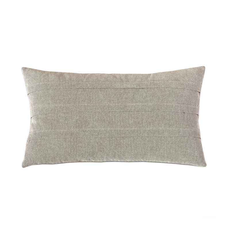 Evangeline Lumbar Pillow Cover & Insert, Taupe
