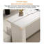 Table de bar longue et moderne avec compartiment de rangement latéral ouvert-486306215