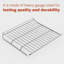 Grilles de four en acier inoxydable compatibles avec le four mural simple Empava