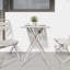 Bistro Table Folding Powder-coated Steel Outdoor Garden Furniture Patio-742286904