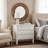Georgina 4-drawer Storage Nightstand - Antique White-1996713256