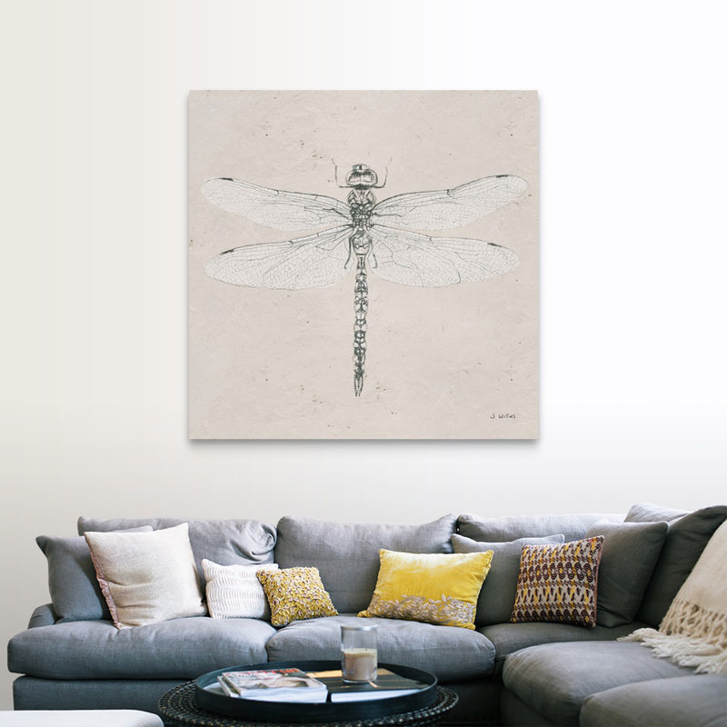 «Soft Summer Sketches VI», reproduction sur toile, Toile tendue, H 48 po x l 48 po x P 1,25 po