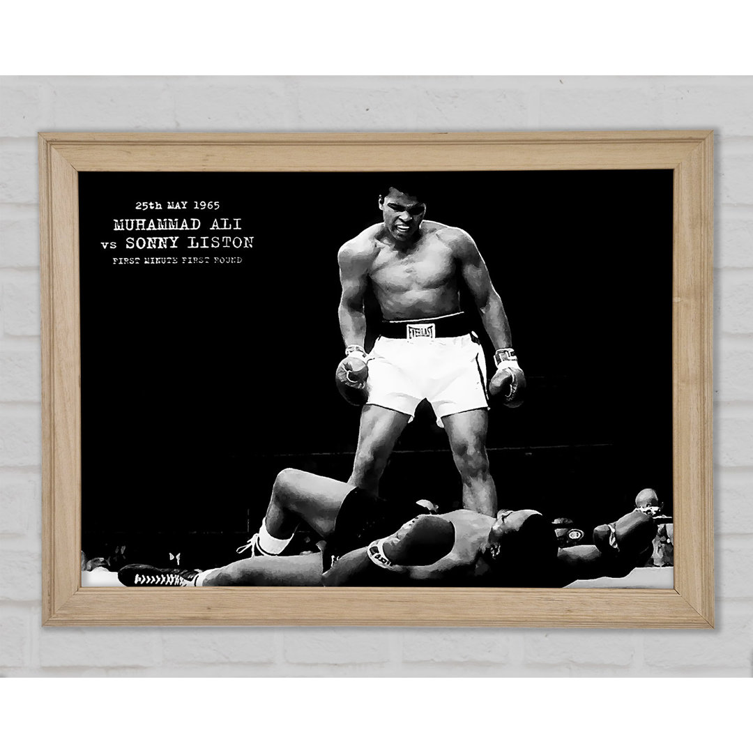 Mighty Fist von Muhammad Ali - Einzelne Bilderrahmen Kunstdrucke