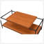 Table basse polyvalente rectangulaire avec tablette pour plus de fonctionnalité