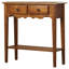 Console Petite en bois massif chêne moyen