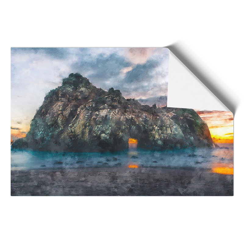 Island Beach - No Frame Print, 42cm H x 59cm W x 0.1cm D