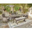 Chaise de terrasse avec coussin Danny