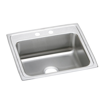 Évier de cuisine à montage sur plan L 19 po x l 19,5 po Lustertone