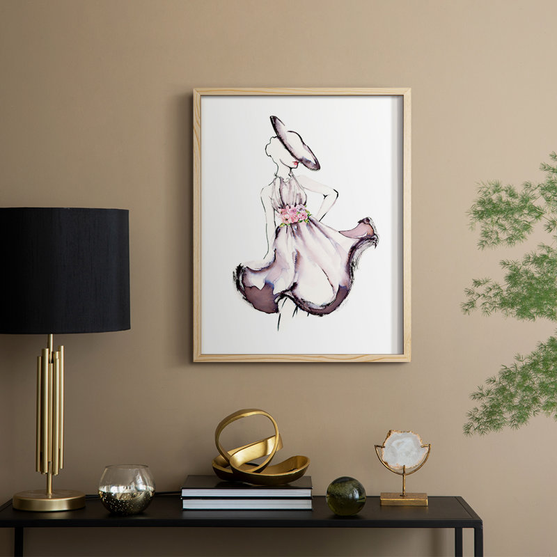 Strike A Pose II Framed Print - Solid Wood