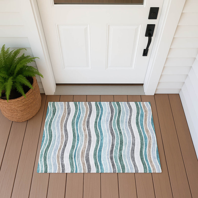 Tapis intérieur / extérieur ACN2333, Rectangle 1 pi 8 po x 2 pi 6 po