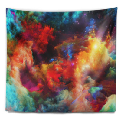 Fractal paint fusion tapisserie
