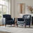 Annja 32" W Tufted Genuine Leather Armchair-80015535