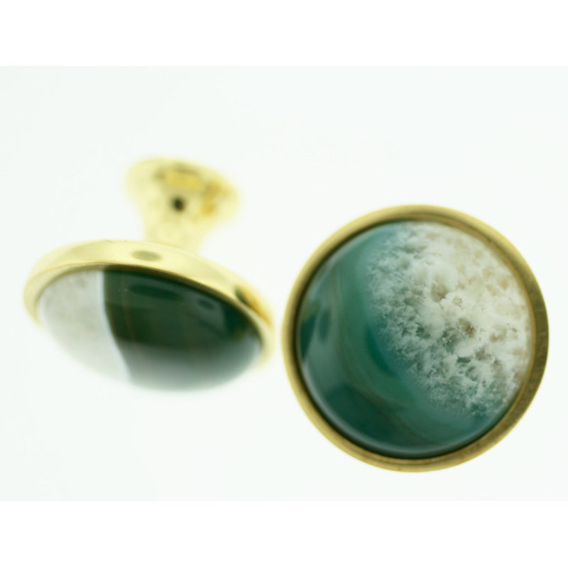 Waterslide 1.25" Diameter Mushroom Knob, Brass
