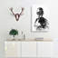 Rude Policeman In Abstract by Banksy - Wrapped Canvas-55341938