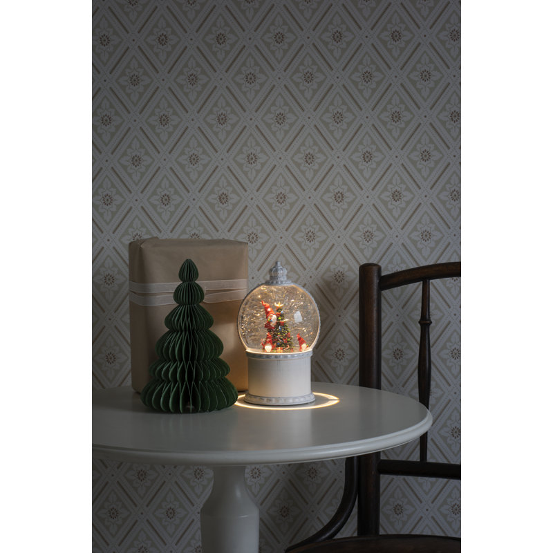Holiday Glow Christmas People Snow Globe