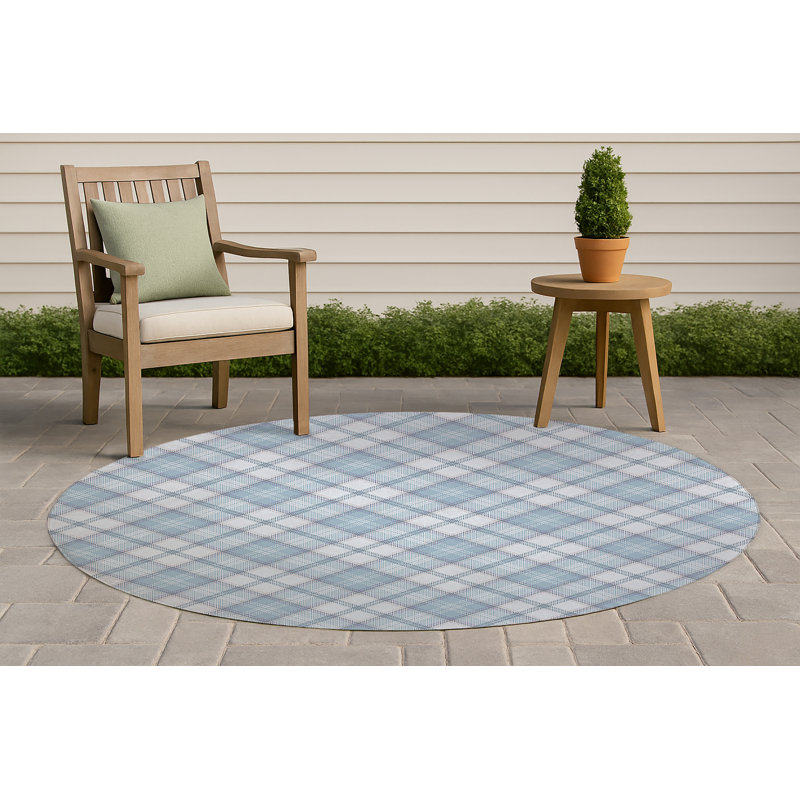 Tapis d'extérieur antidérapant Diamond, Rond 5 pi
