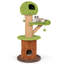 Arbre à chat 48 po pour chats d'intérieur avec 2 peluches mignonnes