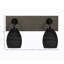 Barre d'éclairage de salle de bain 2 lumières Oxbridge avec finition en métal et verre blanc de 5 po-685637912-685637915