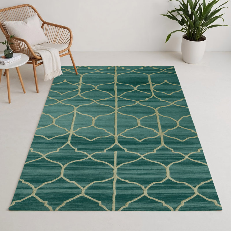 Tapis vert intérieur et extérieur Trellis, Rectangle 5 pi x 7 pi