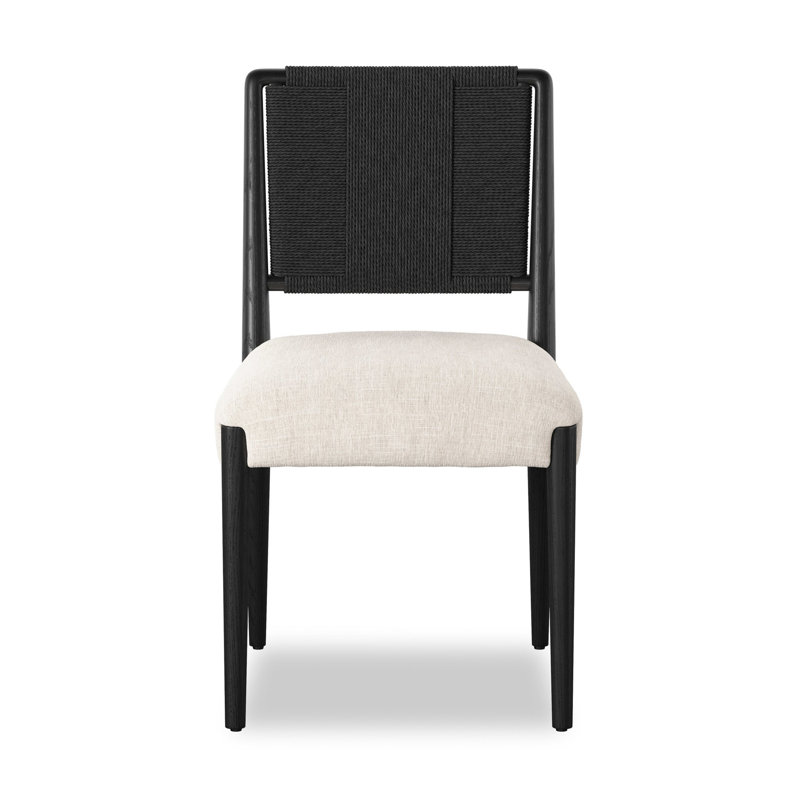 Rothler Dining Chair-Alcala Wheat, Black Brushed Ash, Essence Natural