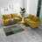 Merissa 58'' Velvet Square Arm Sofa Loveseat-2096842121