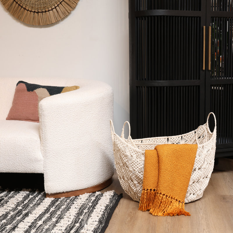 Arielle 2 Piece Fabric Basket Set