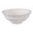 Decorative Bowl Paper Mache Textured Modern Design For Home Office Bedroom Or Living Room Decor - 6" White